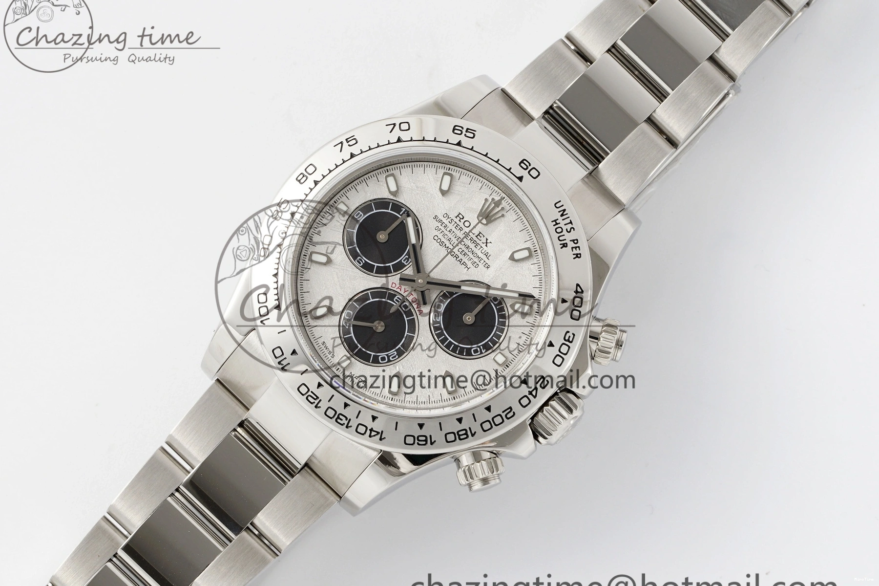MiroTime 0212 Daytona 116509 Noob 1:1 Best Edition Meteorite Dial on SS Bracelet SA AllSeason 2014